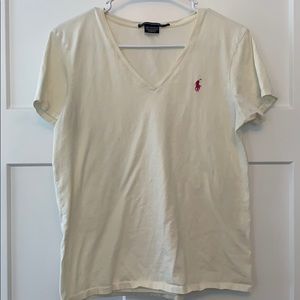 Polo vneck tee